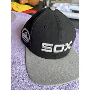Chicago White Sox New Era 9FIFTY Comiskey Park Snapback Hat Black/Gray